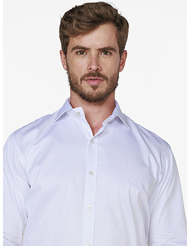 imagem de Camisa Manga Longa Tricoline Frankfurt Branco