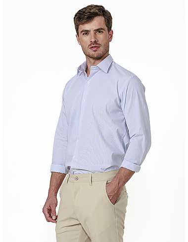 imagem de Camisa Manga Longa Tricoline Helsinque Branco