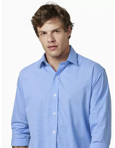 imagem de Camisa Manga Longa Tricoline Riga Azul