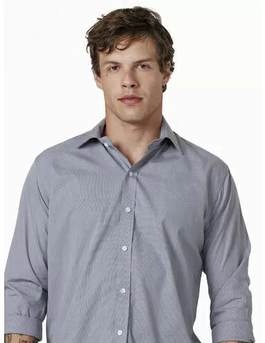 imagem de Camisa Manga Longa Tricoline Riga Cinza