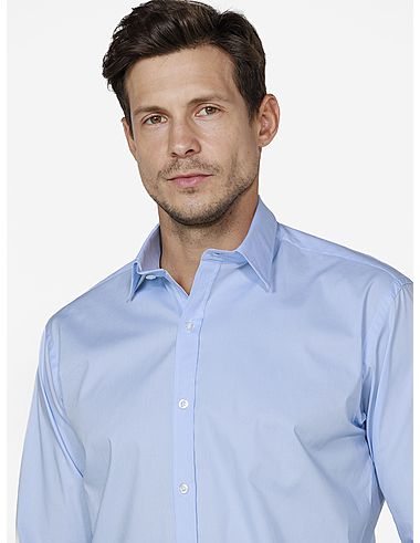 imagem de Camisa Manga Longa Tricoline Span Dortmund Azul Claro