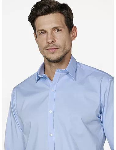 imagem de Camisa Manga Longa Tricoline Span Dortmund Azul Claro