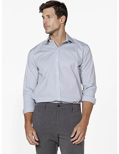 imagem de Camisa Manga Longa Tricoline Span Dortmund Cinza Prata