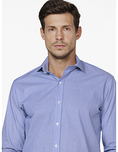 imagem de Camisa Manga Longa Tricoline Varsóvia Azul