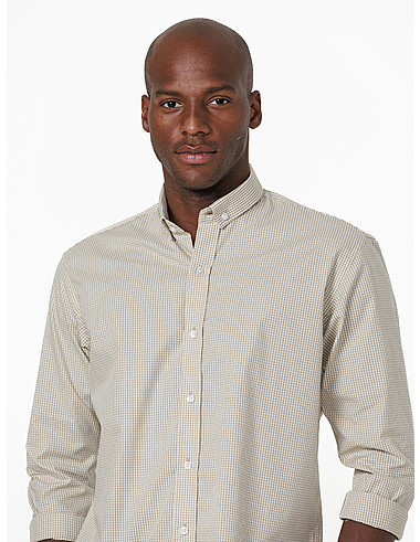 imagem de Camisa Manga Longa Work Grid  Areia/ Khaki_11148