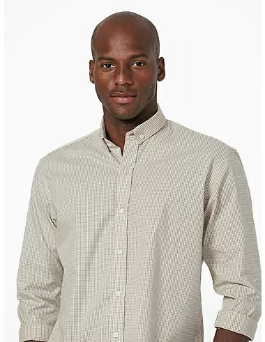 imagem de Camisa Manga Longa Work Grid  Areia/ Khaki_11148
