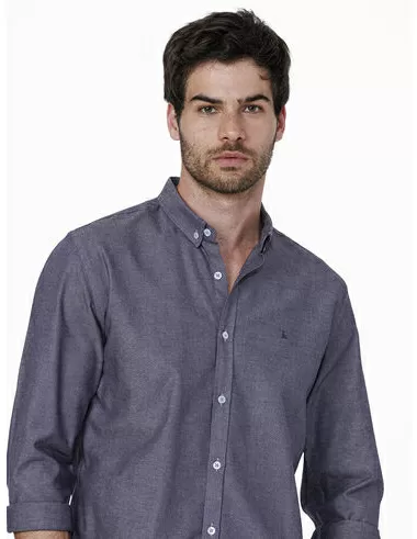 imagem de Camisa Manga Longa Work Oxford Brest Navy