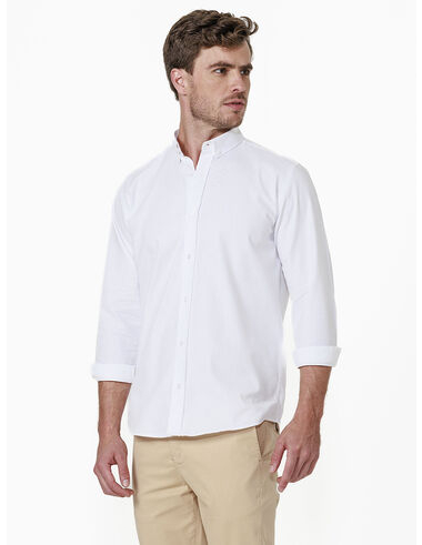 imagem de Camisa Manga Longa Work Oxford City Branco