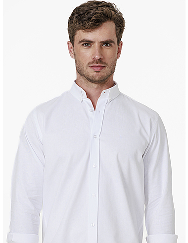 imagem de Camisa Manga Longa Work Oxford City Branco
