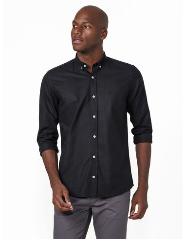 imagem de Camisa Manga Longa Work Oxford City Preto