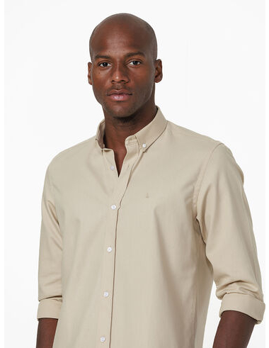 imagem de Camisa Manga Longa Work Oxford Code Areia