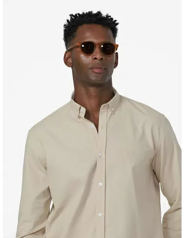 imagem de Camisa Manga Longa Work Oxford Form Areia