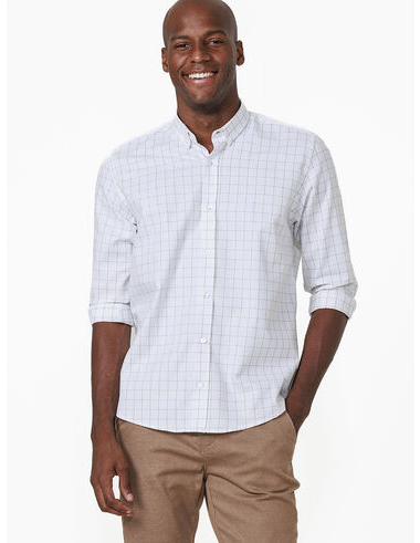 imagem de Camisa Manga Longa Work Oxford Grid