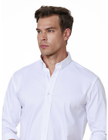 imagem de Camisa Manga Longa Work Oxford Span Branco