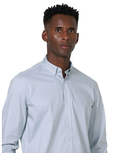 imagem de Camisa Manga Longa Work Oxford Span Verde