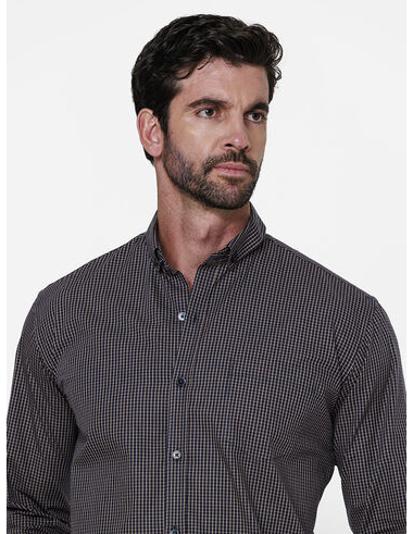 imagem de Camisa Manga Longa XD Colors Marinho/Khaki