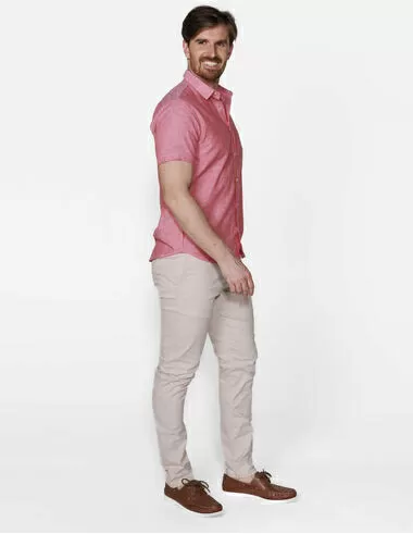 imagem de Camisa MC Linho Honduras Vermelho 