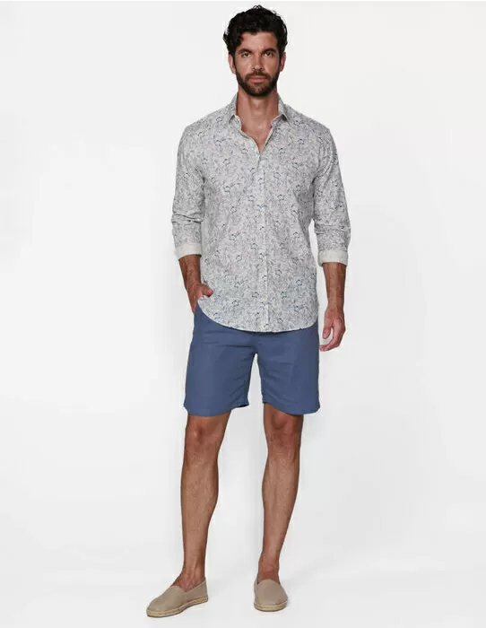 imagem do produto Camisa Mini Flowers Blue