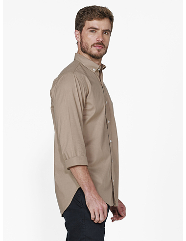 imagem de Camisa Ml Fil A Fil Lille Areia