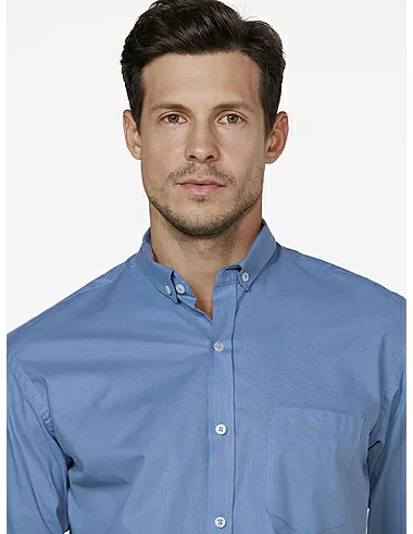 imagem de Camisa Ml Fil A Fil Lille Azul