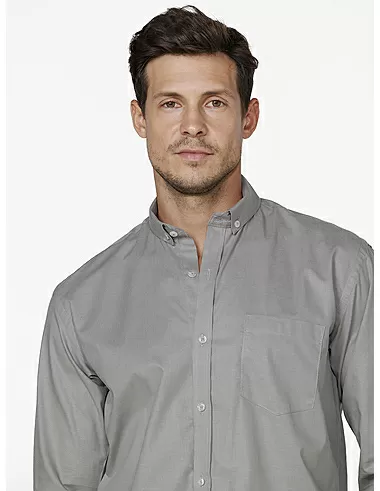 imagem de Camisa Ml Fil A Fil Lille Cinza