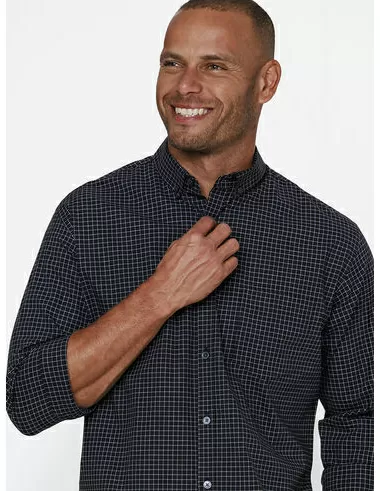 imagem de Camisa ML XD Span Hamar Preto/Branco