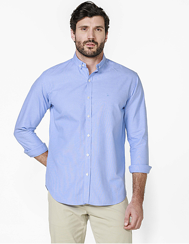 imagem de Camisa Oxford Barletta Azul