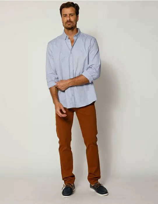 imagem do produto Camisa Oxford Calandrado Slim