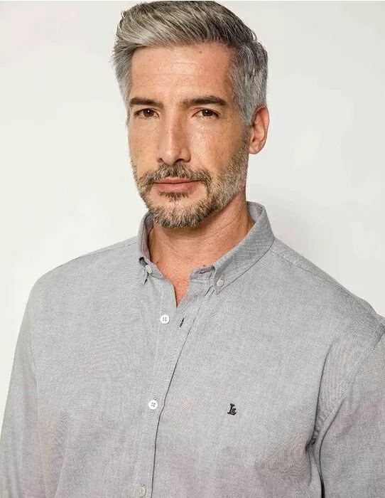 imagem do produto Camisa Oxford Calandrado Slim