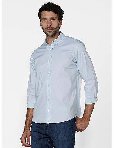 imagem de Camisa Oxford Span Verde Claro