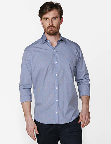 imagem de Camisa Quadriculado Burlington Azul