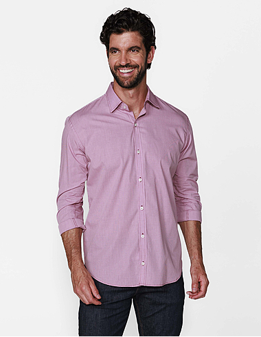 imagem de Camisa Quadriculado Burlington Rosa