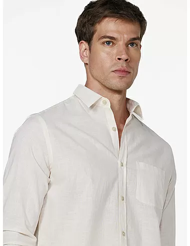 imagem de Camisa Slub Verano Bege