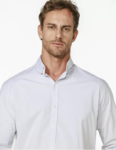 imagem de Camisa Span Ravello Areia/Branco