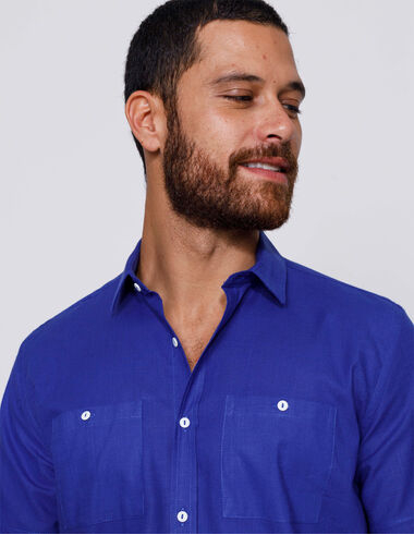 imagem de Camisa Squared Lines Royal