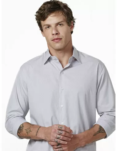 imagem de Camisa Tricoline Bologna Cinza