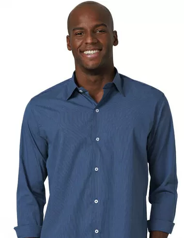 imagem de Camisa Tricoline Bologna Indigo