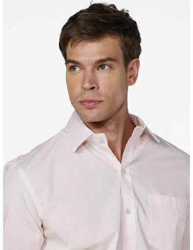 imagem de Camisa Tricoline Florena Rosa Claro