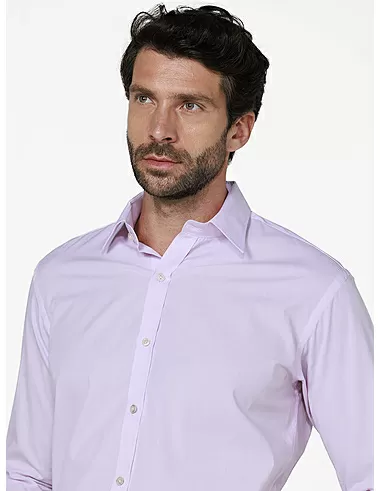 imagem de Camisa Tricoline N�poles  Rosa/Branco