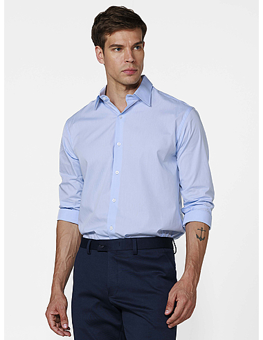 imagem de Camisa Tricoline Sorrento Azul