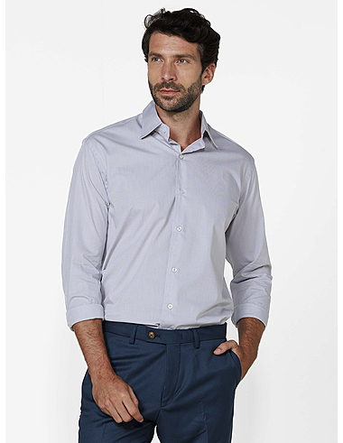 imagem de Camisa Tricoline Sorrento Cinza