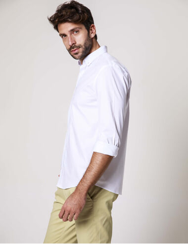 imagem de Camisa Tricoline Stretch Lisboa Branco