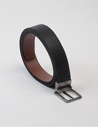 imagem de Cinto Dupla Face London Preto/Havana