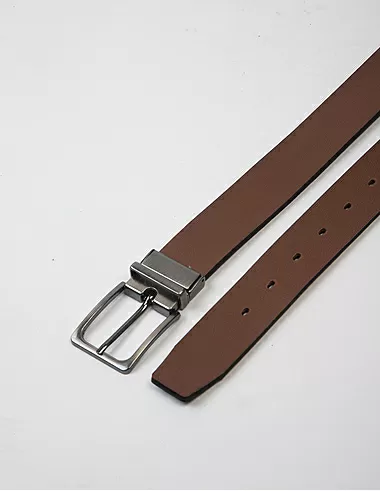 imagem de Cinto Dupla Face London Preto/Havana