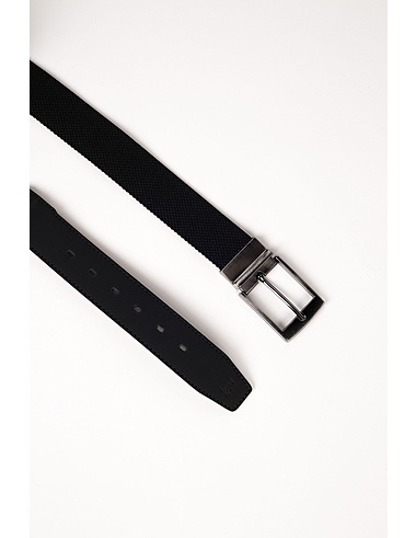 imagem de Cinto Elástico Dupla Face Ispani Preto / Khaki