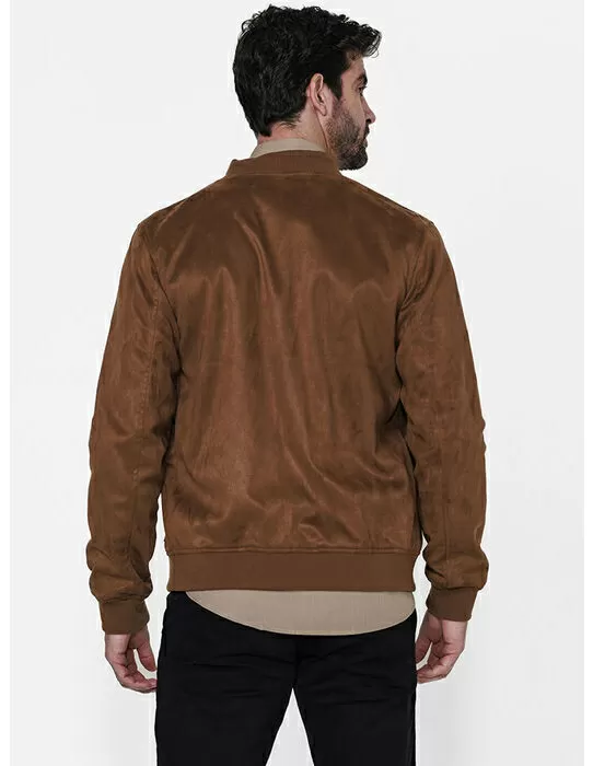 imagem do produto Jaqueta Suede Bomber 