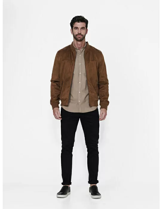 imagem do produto Jaqueta Suede Bomber 