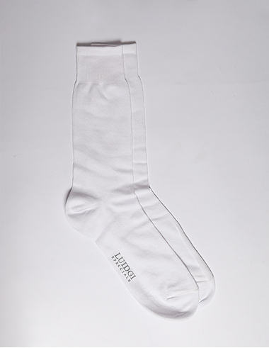 imagem de Meia Casual Lisa Branco
