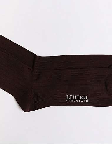 imagem de Meia Casual Lisa Café