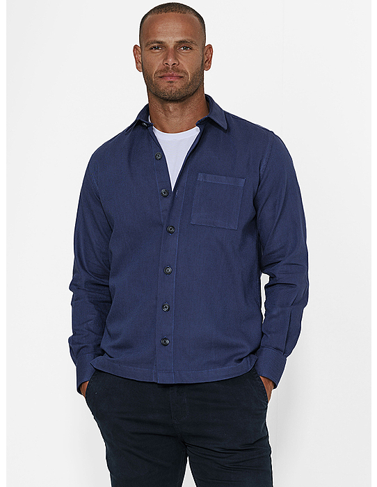 imagem de Overshirt Andorra Azul Índigo